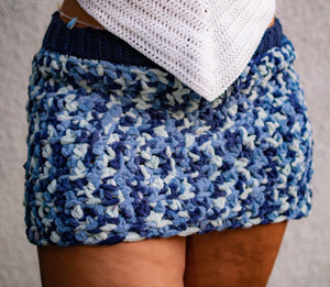 Navy Blue Nerds Skirt XL-2XL