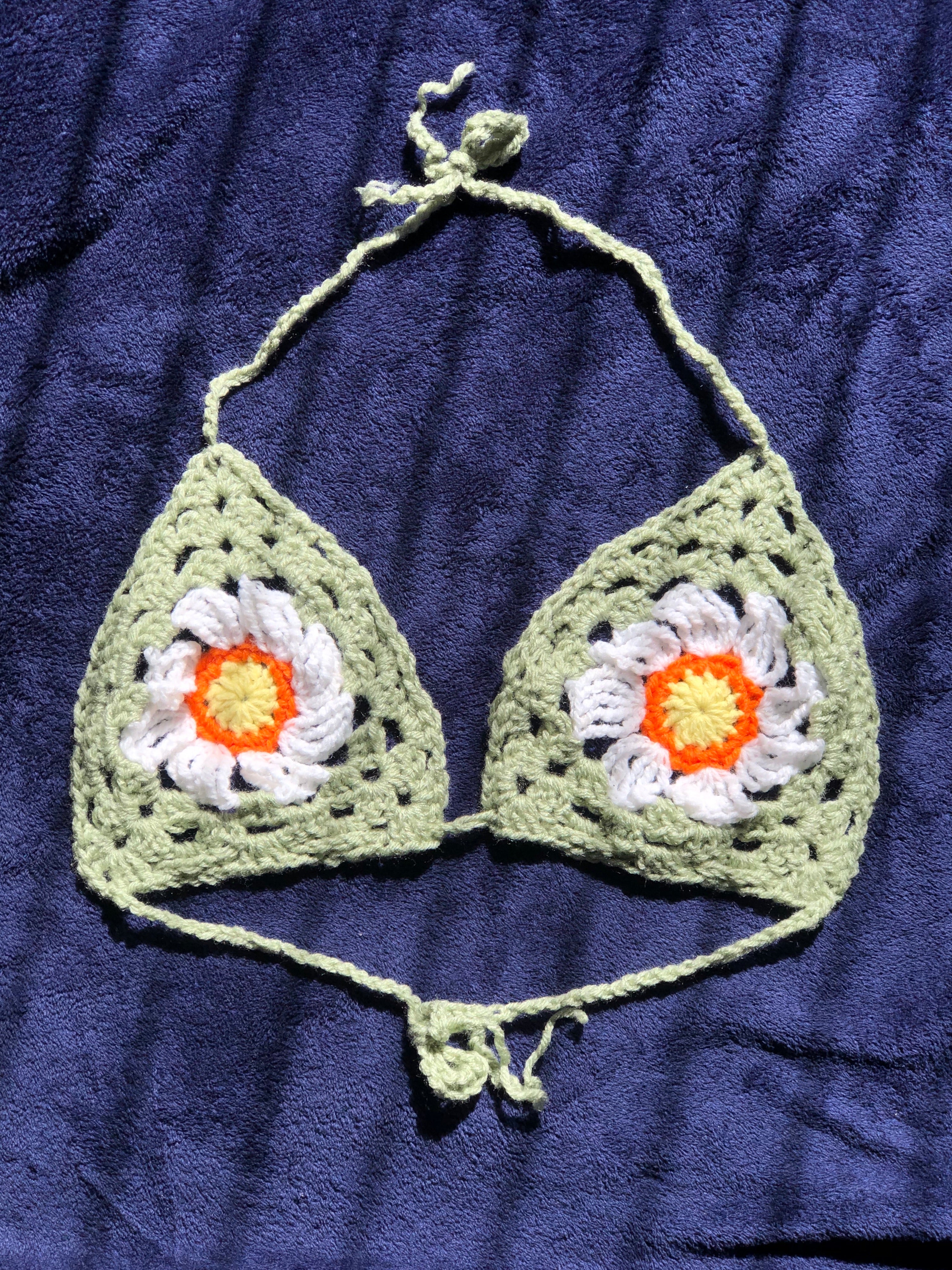 Flower Bikini Top