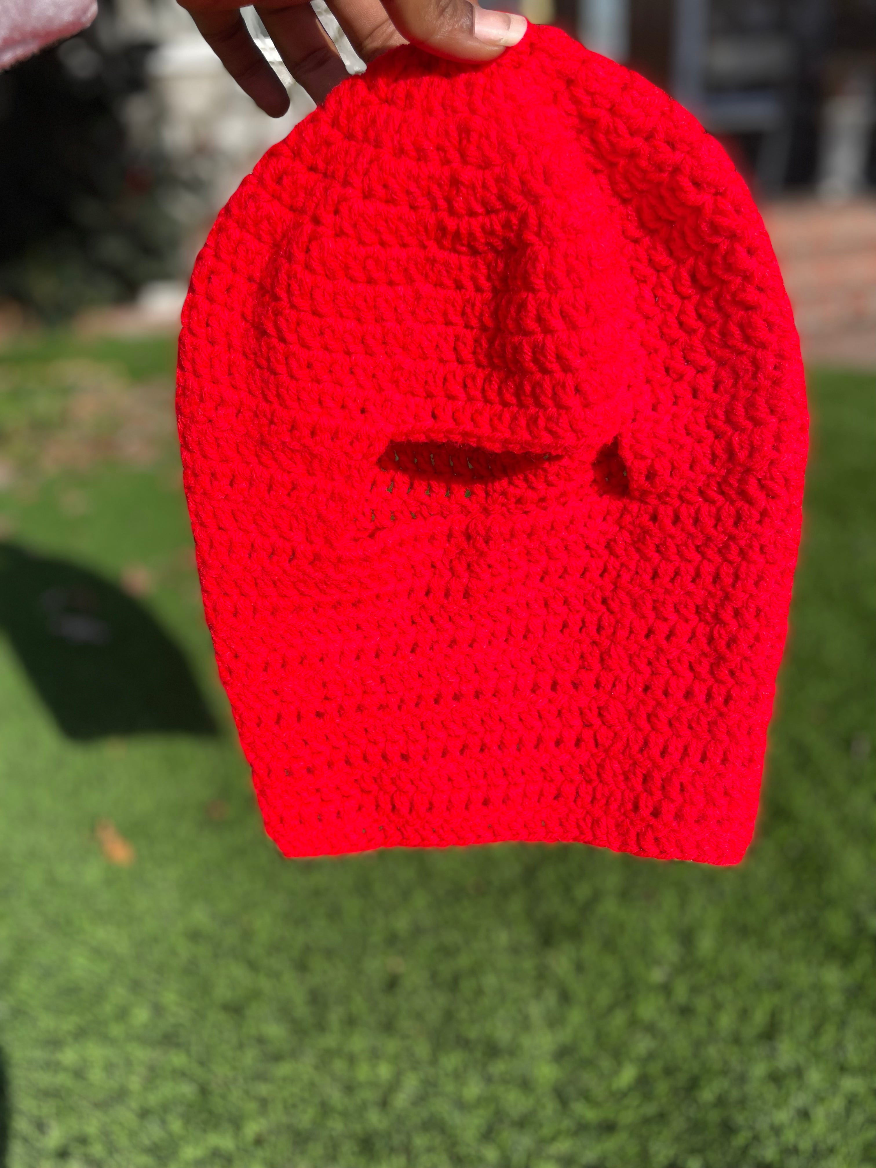 Red balaclava