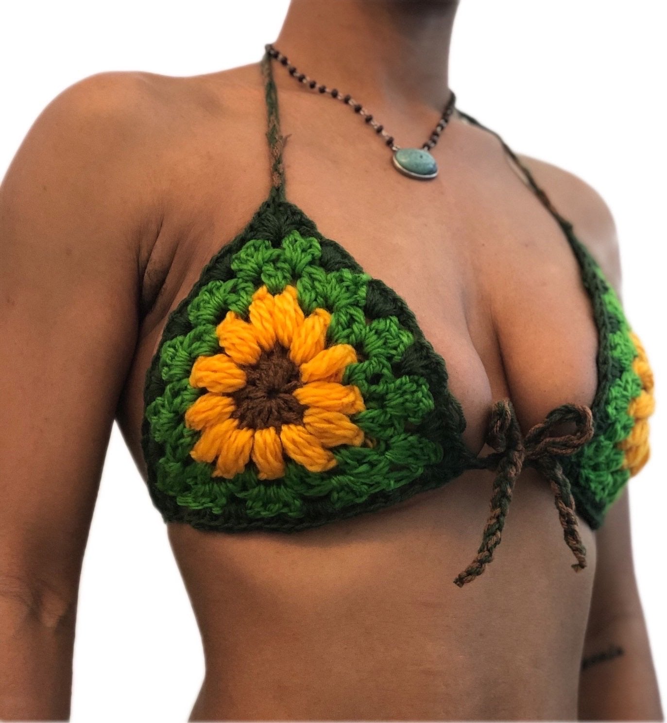 Forest Sunflower Bralette